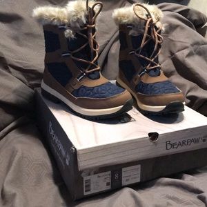 Bear paw Marina, Hickory/Navy size 8